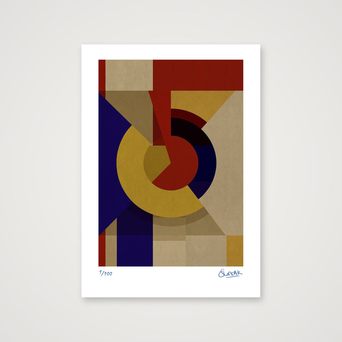 Deco Squares 9NINE — A4 (21×30cm, 8×12") Print only