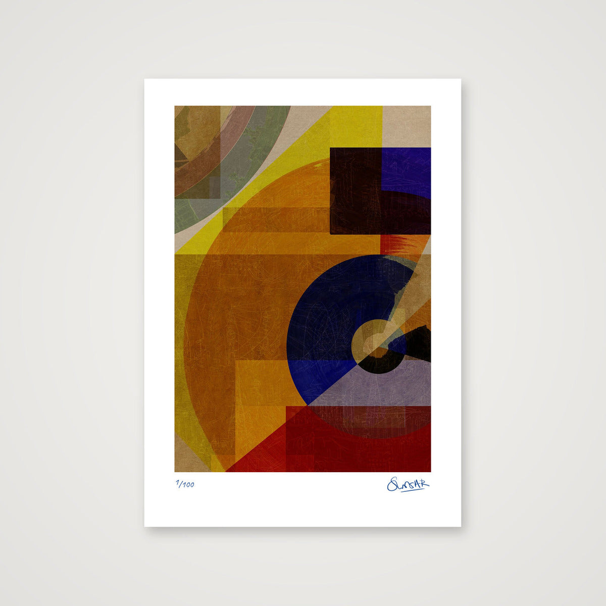 Metro Deco 7 SEVEN — A4 (21×30cm, 8×12") Print only