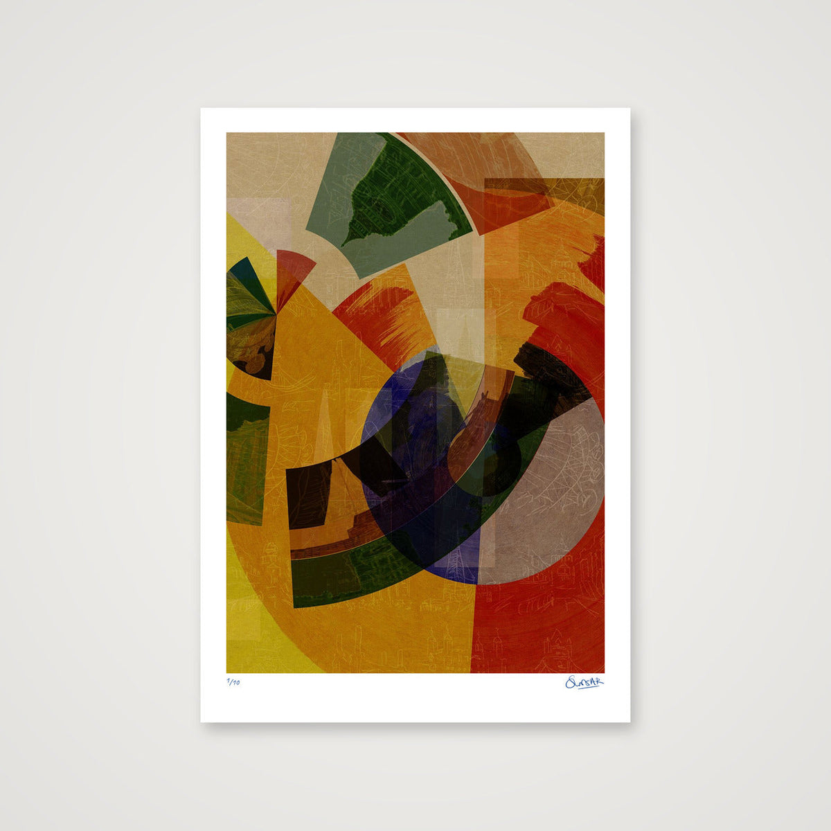 Metro Deco 9NINE — 70×100cm, 28×39" Print only