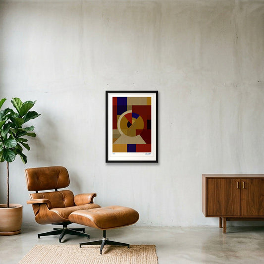 Deco Squares 6SIX — 42×59cm, 17×23" Black Frame