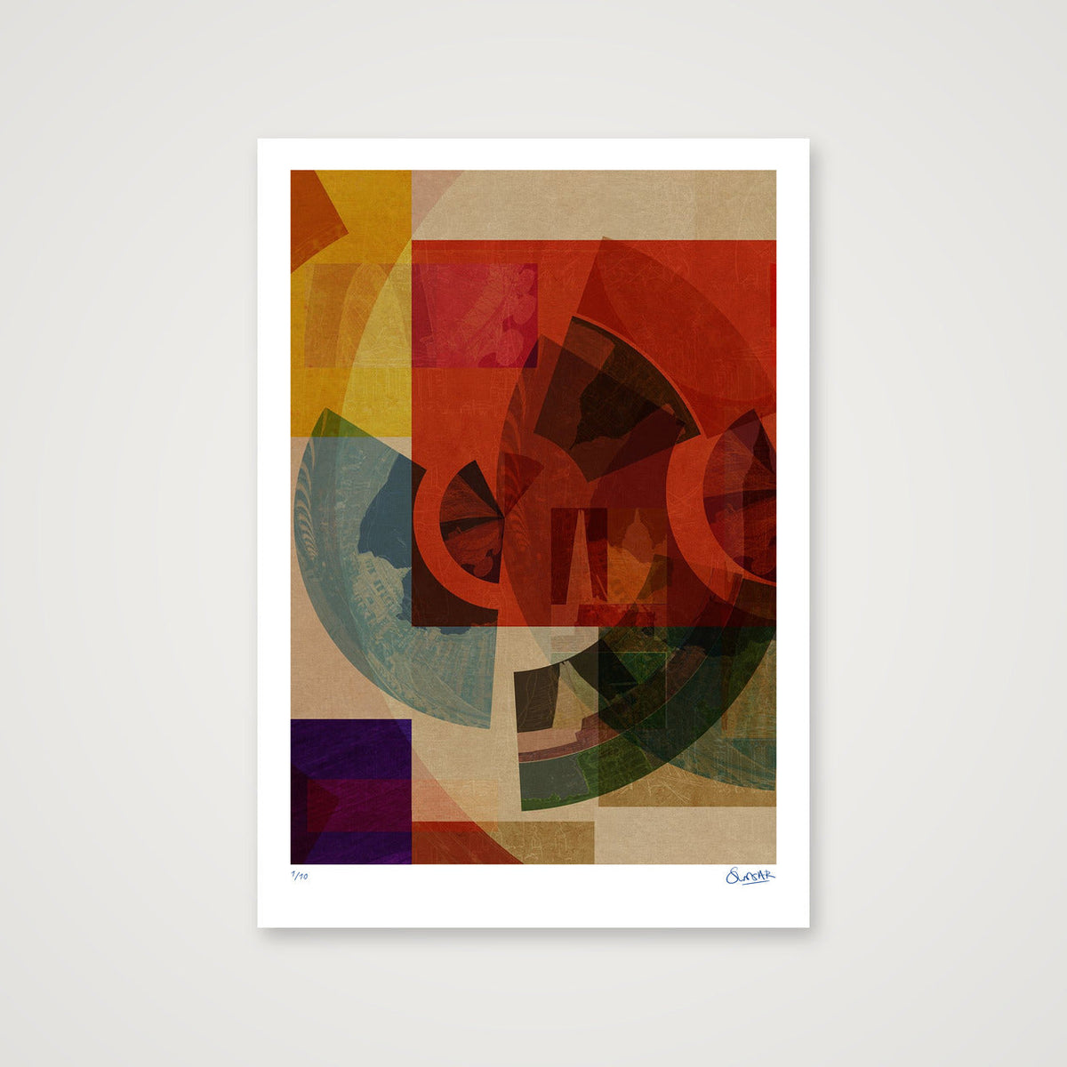 Metro Deco 2TWO — 70×100cm, 28×39" Print only
