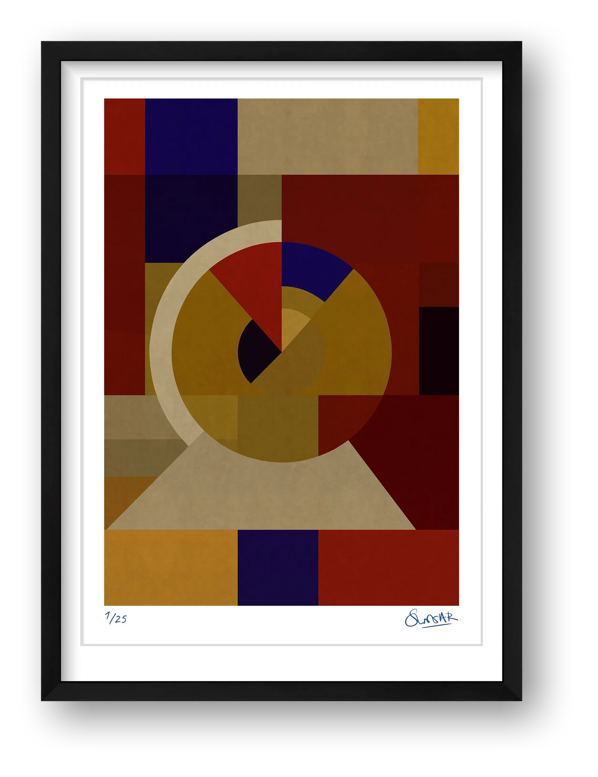 Deco Squares 6SIX — framed