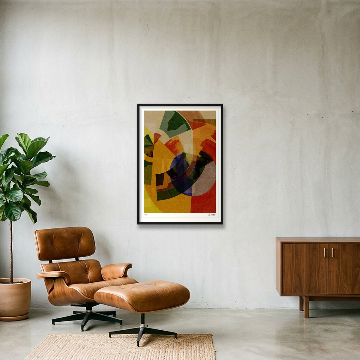 Metro Deco 9NINE — 70×100cm, 28×39" Black Frame