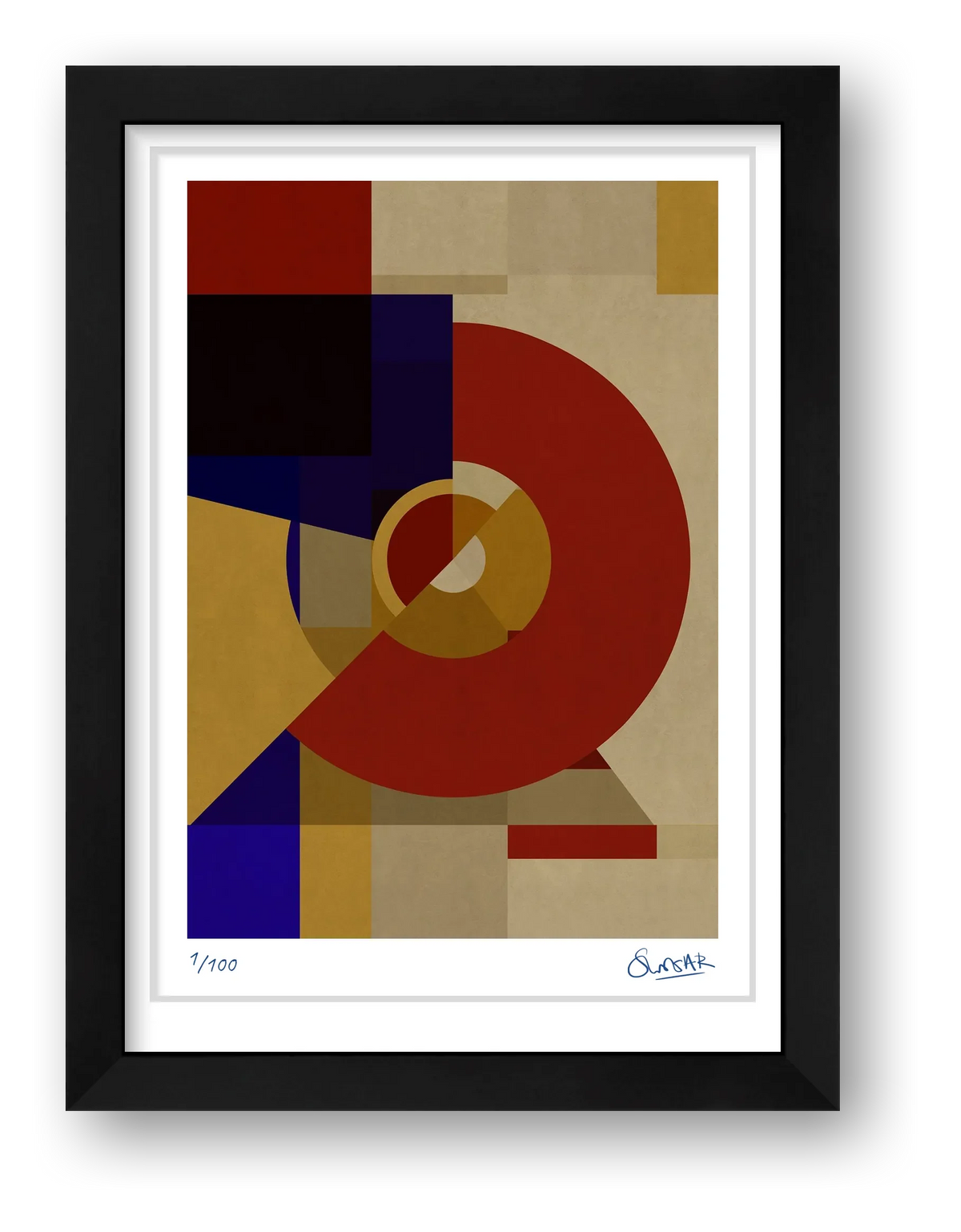 Deco Squares 7SEVEN — framed