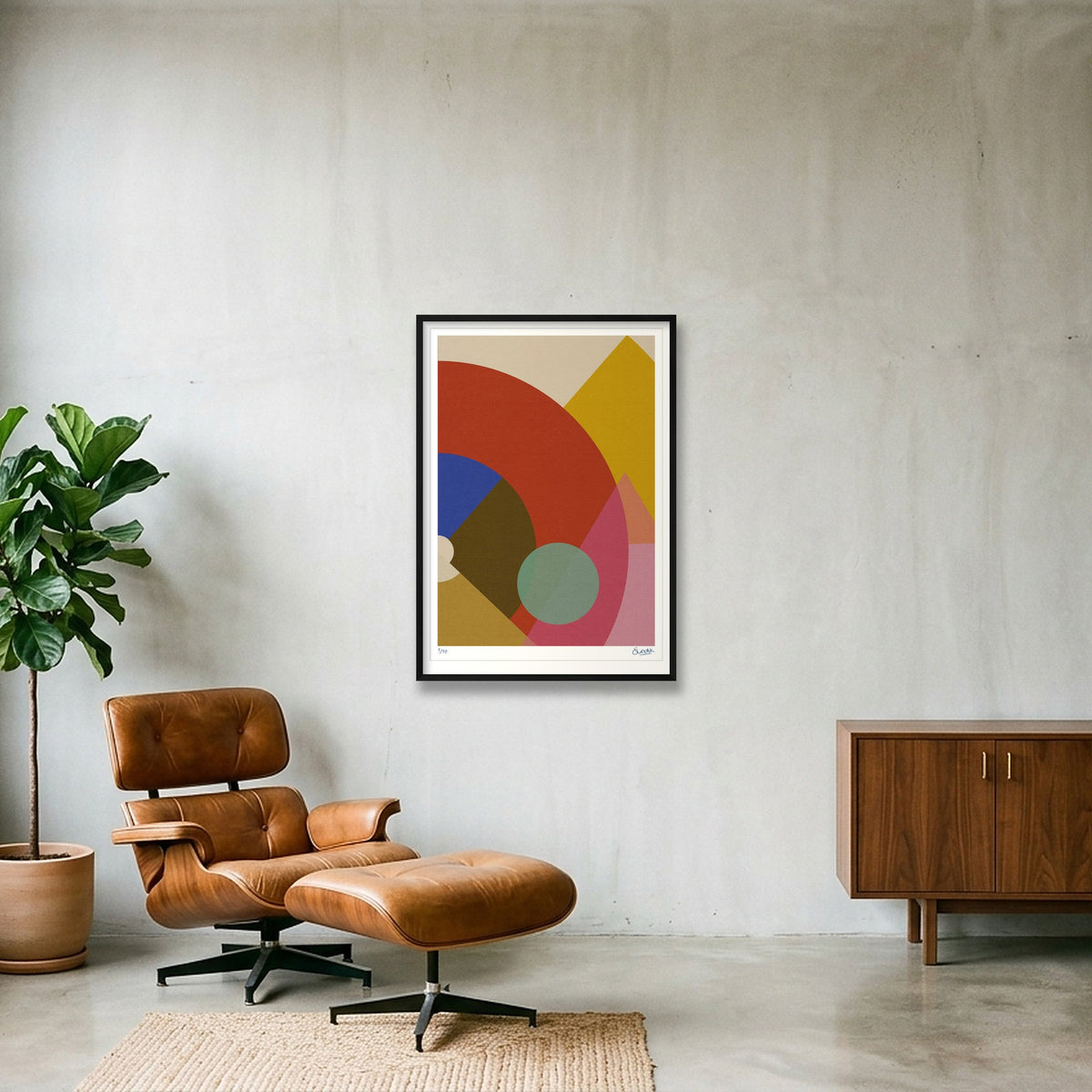 Cat's Whiskers 4FOUR — 70×100cm, 28×39" Black Frame