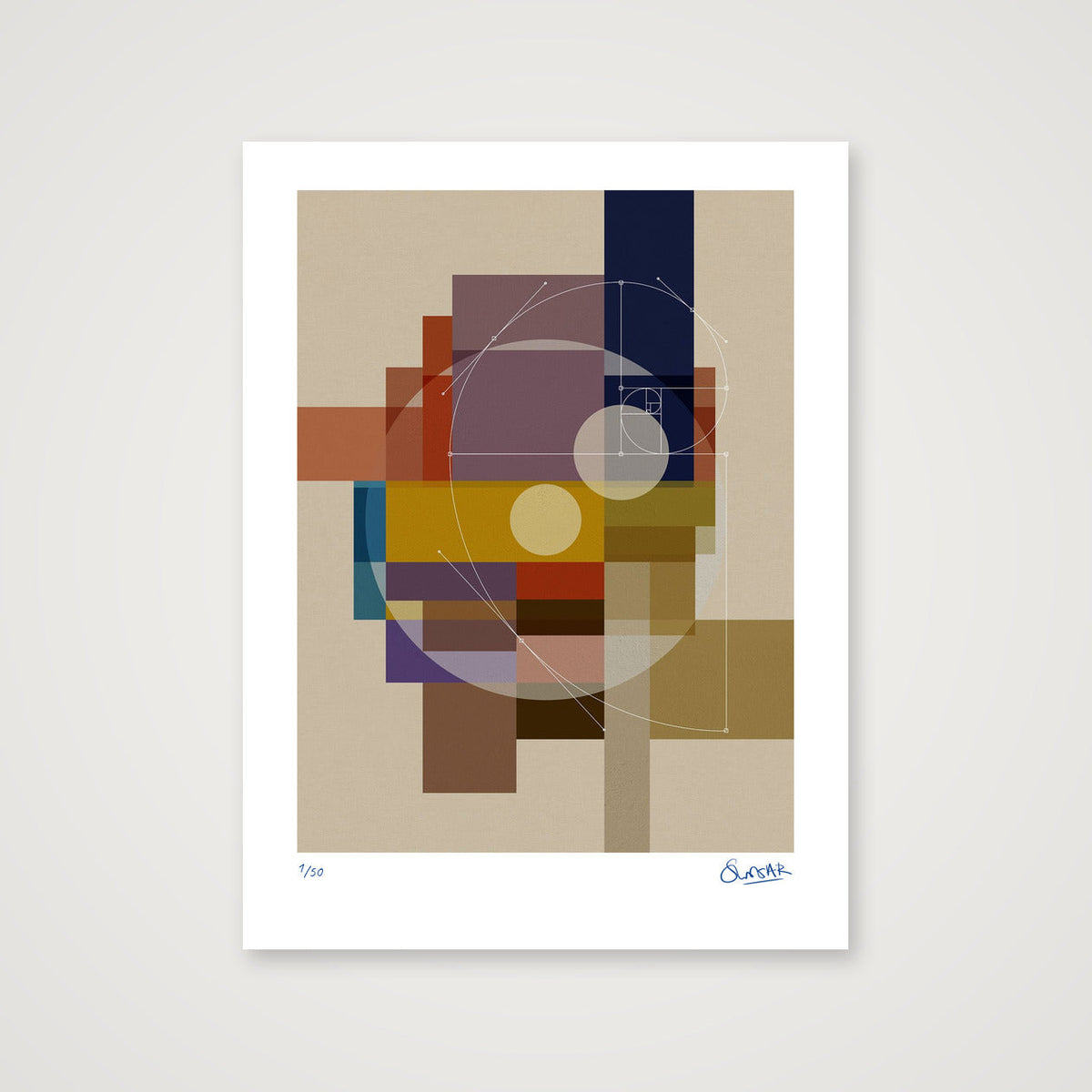 GeoDeco FOUR — 30×40cm, 12×16" Print only