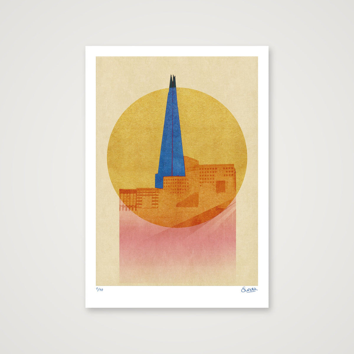 Supreme London SHARD — 70×100cm, 28×39" Print only