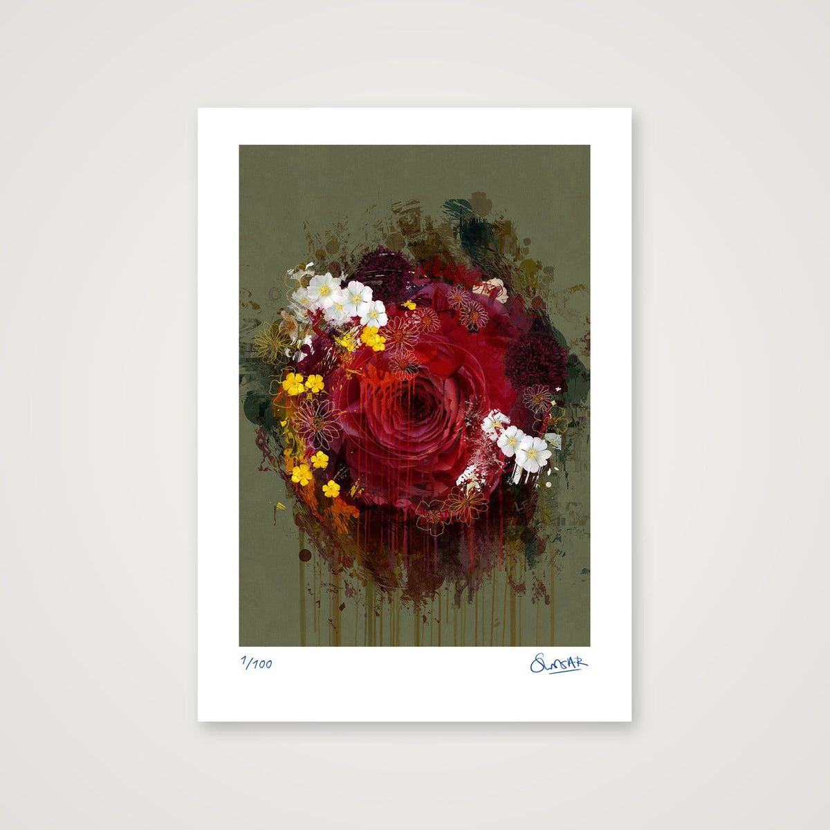 New Rose — A4 (21×30cm, 8×12") Print only