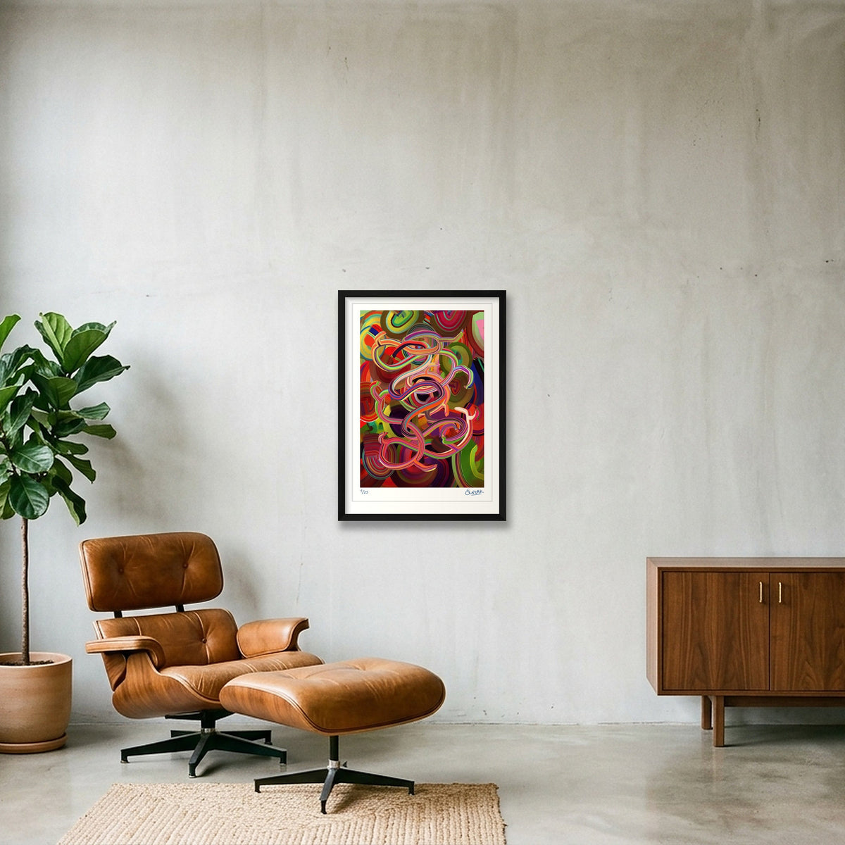 Paint Tubes 11010-1001 — 42×59cm, 17×23" Black Frame