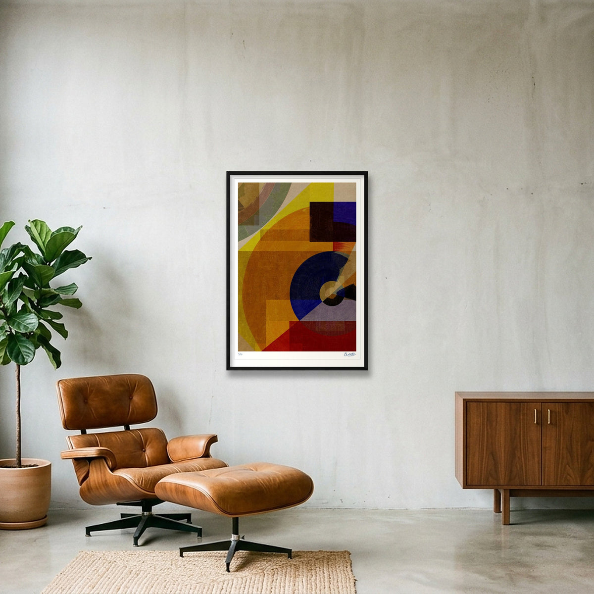 Metro Deco 7 SEVEN — 70×100cm, 28×39" Black Frame