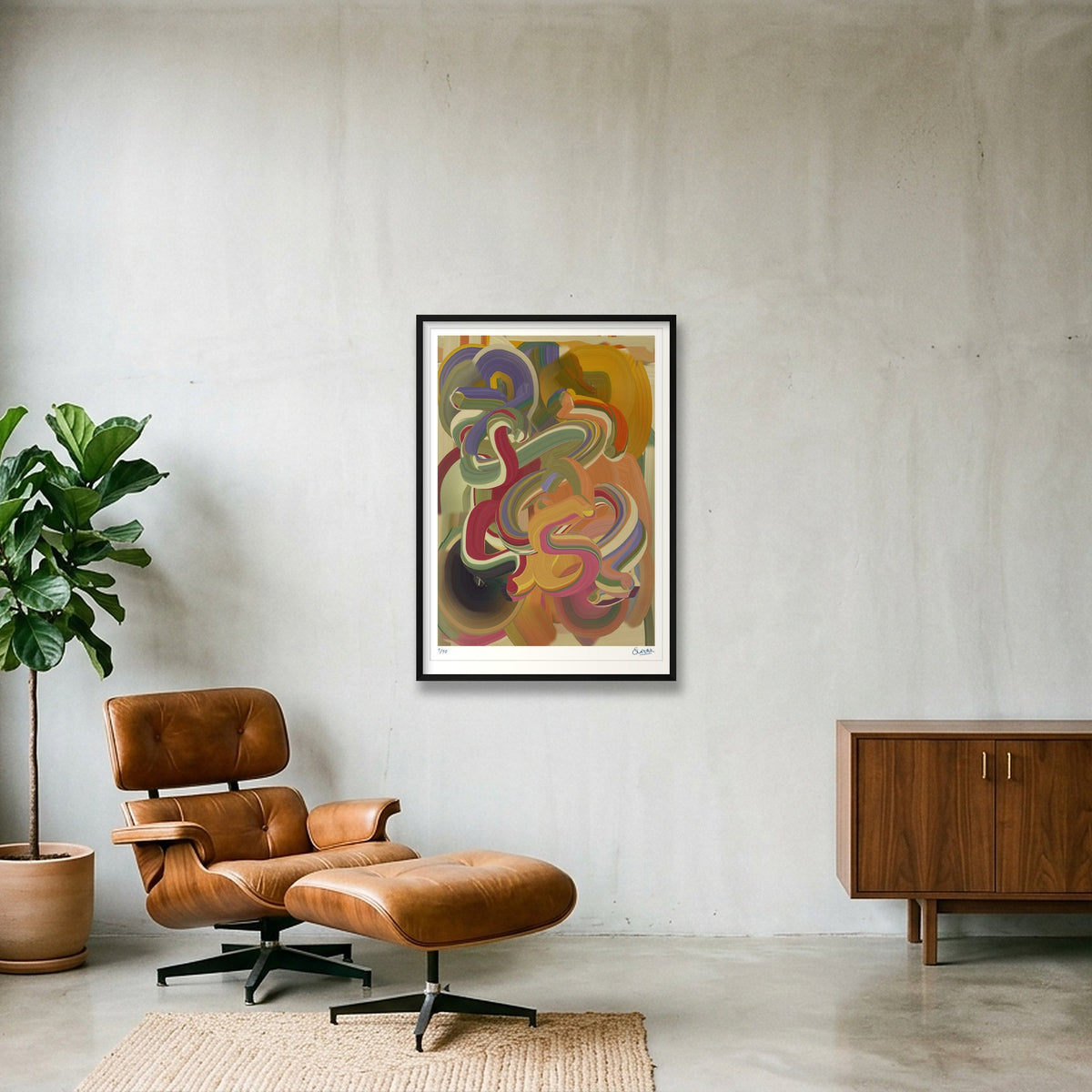 Paint Tubes 11010-0101 — 70×100cm, 28×39" Black Frame