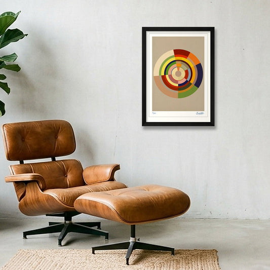Colour Wheels 12TWELVE — A3 (30×42cm, 12×17") Black Frame