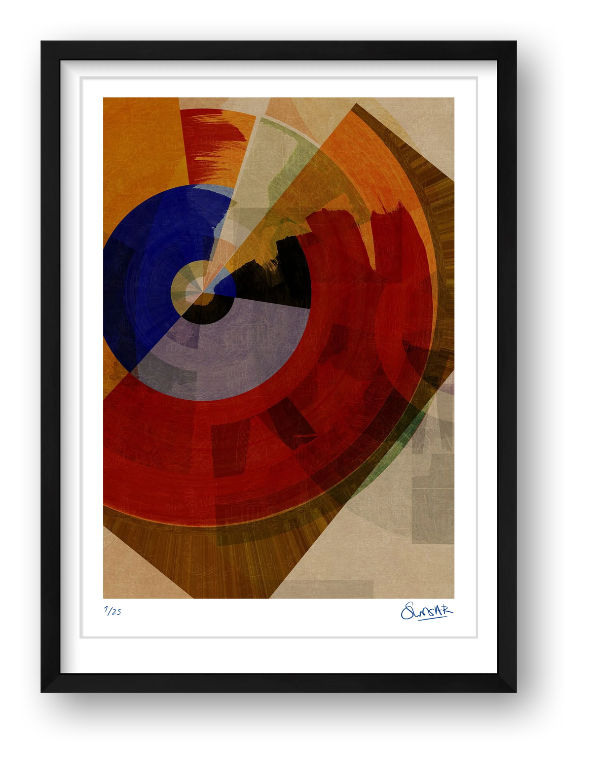 Metro Deco 3THREE — framed