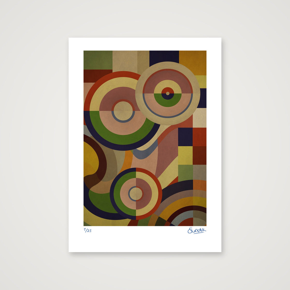 Sonia Circles 8EIGHT — 42×59cm, 17×23" Print only