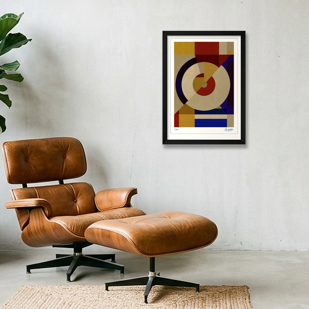 Deco Squares 4FOUR — A3 (30×42cm, 12×17") Black Frame