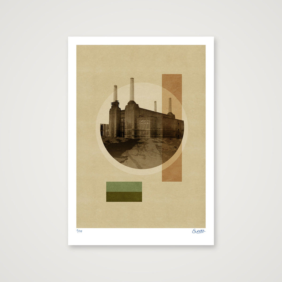 Deco London POWER — 70×100cm, 28×39" Print only