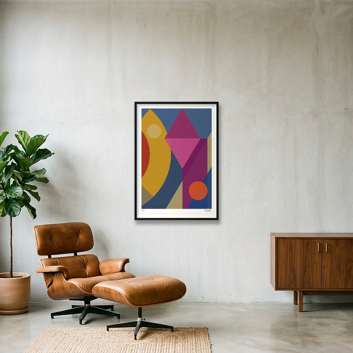Mutts Nuts 4FOUR — 70×100cm, 28×39" Black Frame