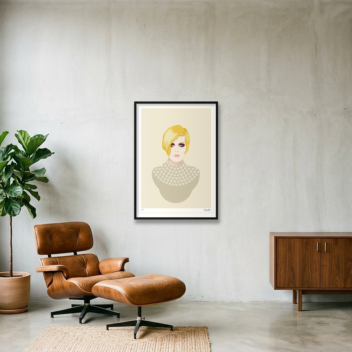 Wonderkid — 70×100cm, 28×39" Black Frame