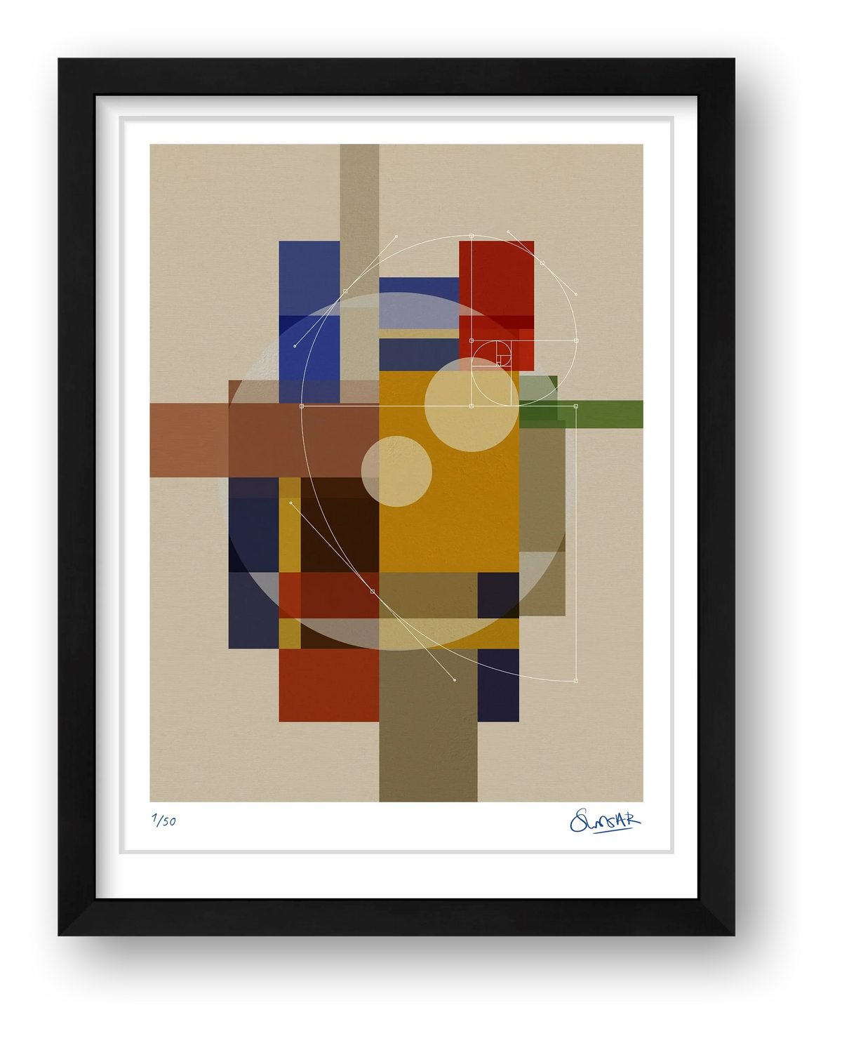 GeoDeco TWO — framed