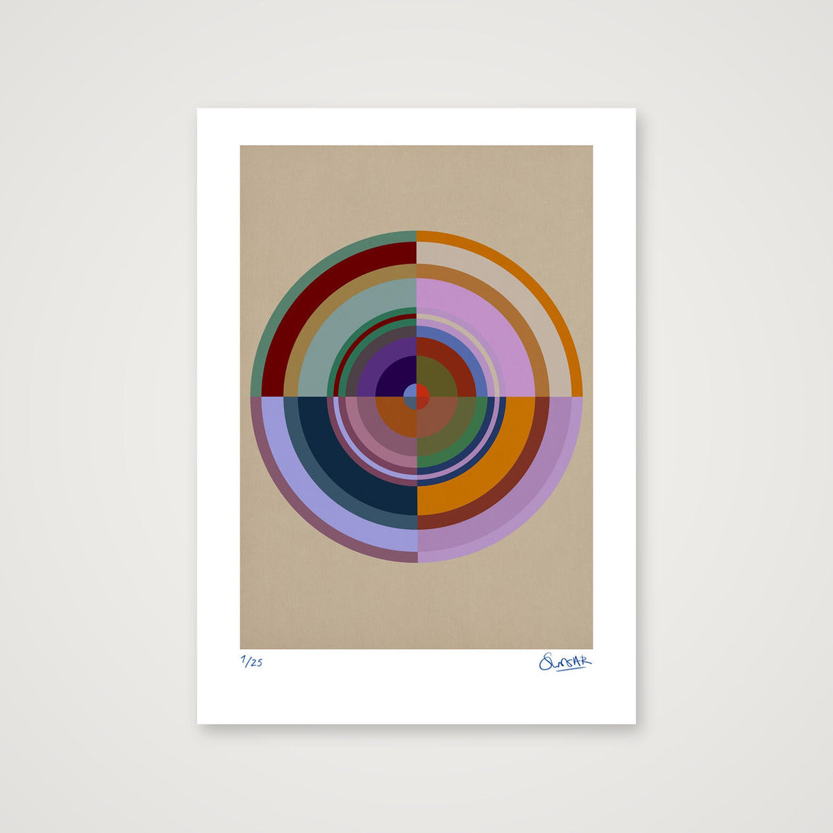 Colour Wheels 9NINE — 42×59cm, 17×23" Print only