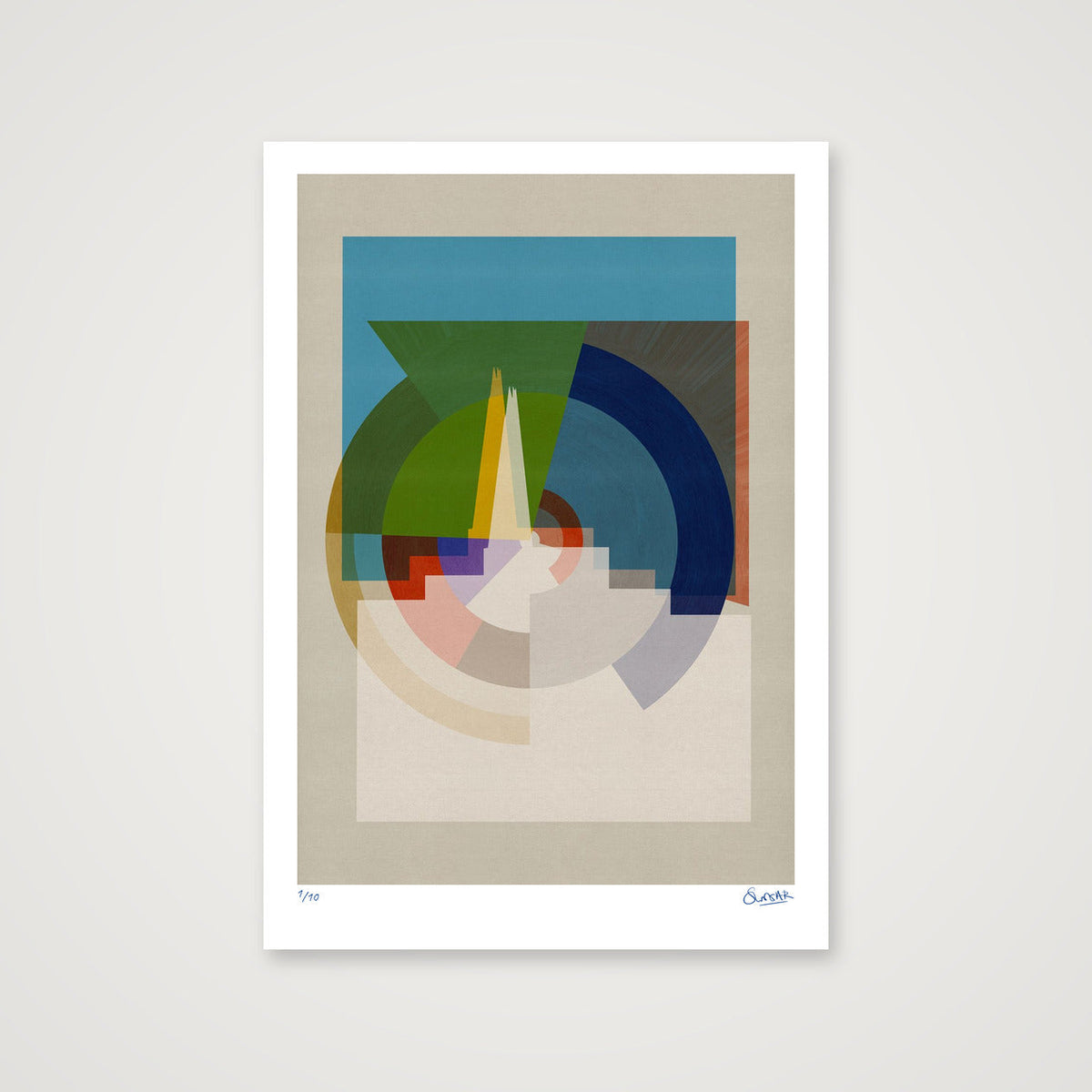 New Era Shard — 70×100cm, 28×39" Print only
