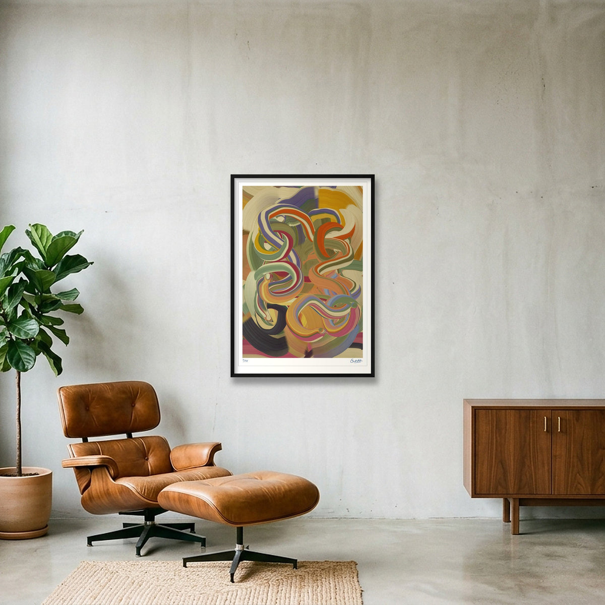 Paint Tubes 11010-0110 — 70×100cm, 28×39" Black Frame