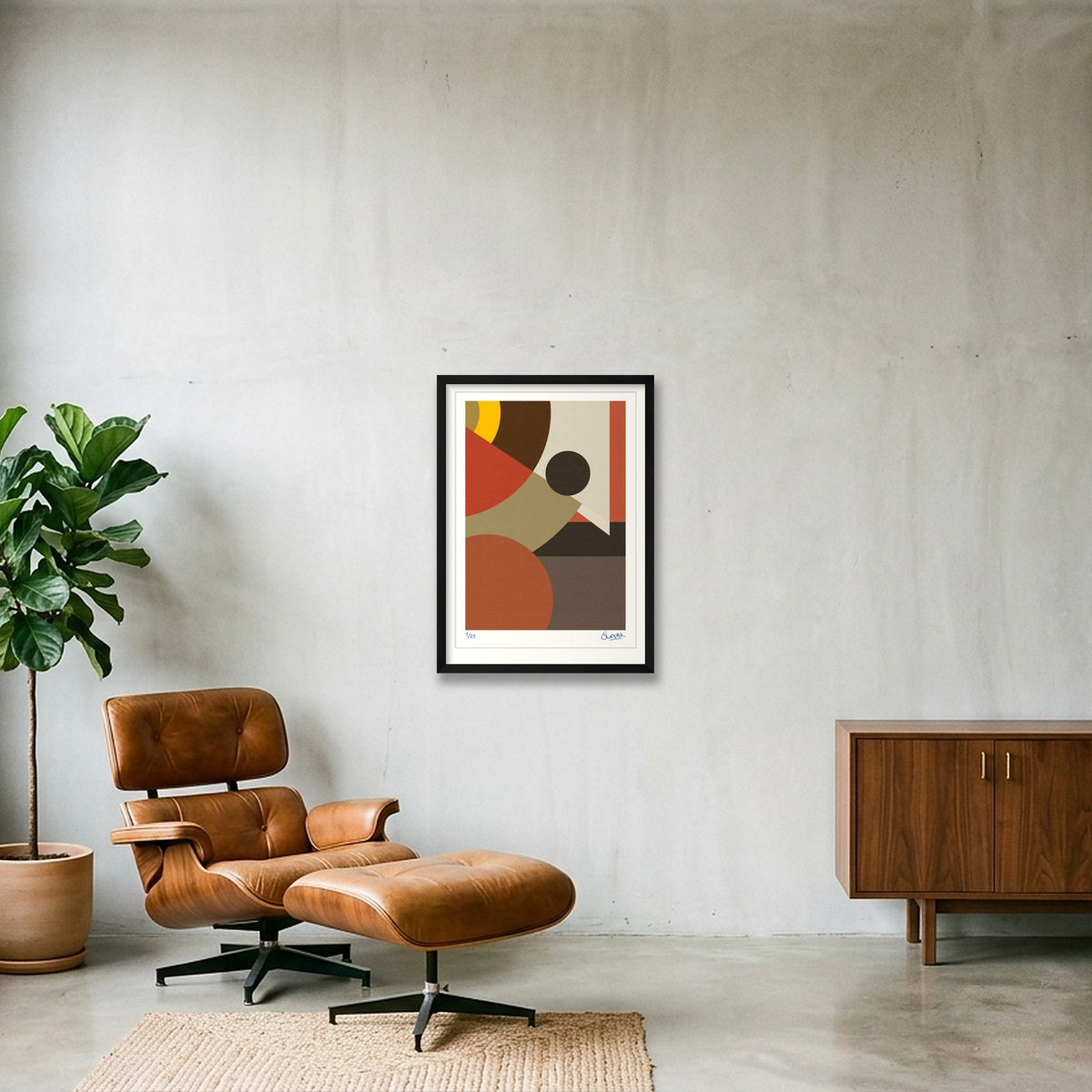 Bee's Knees 3THREE — 42×59cm, 17×23" Black Frame