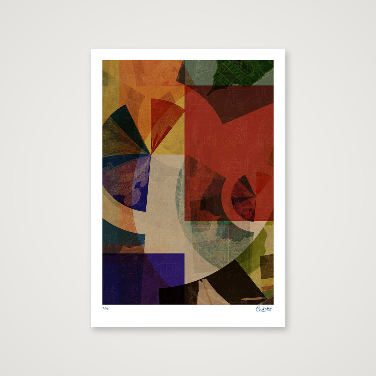 Metro Deco 4FOUR — 70×100cm, 28×39" Print only