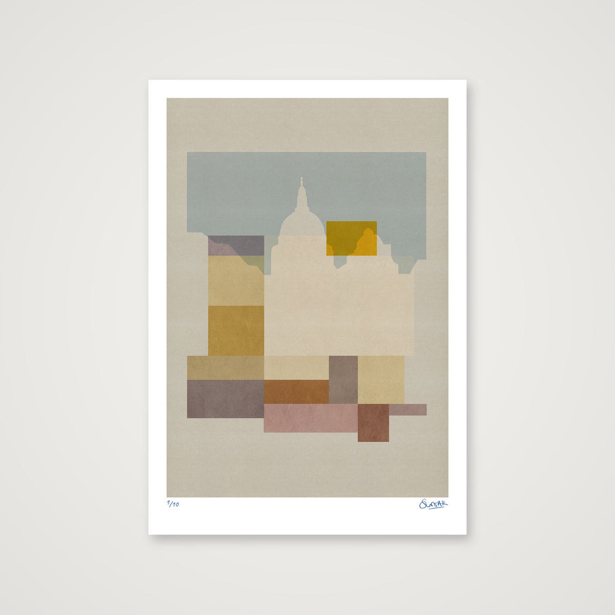 New London Squares St PAUL'S — 70×100cm, 28×39" Print only