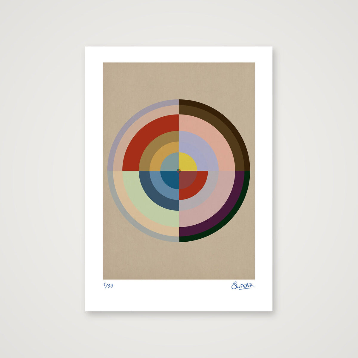 Colour Wheels 10TEN — A3 (30×42cm, 12×17") Print only
