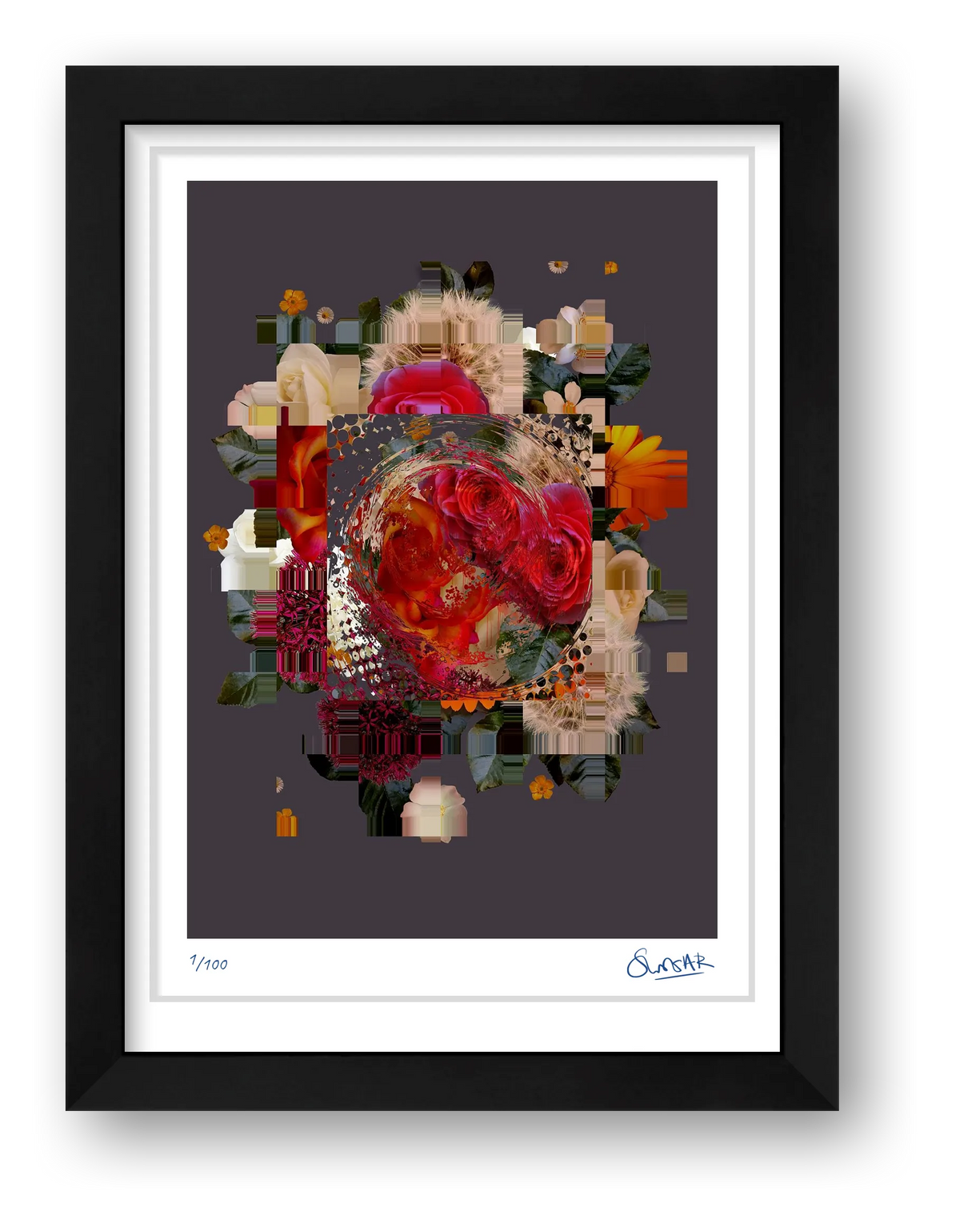 Arrangement 010 — framed