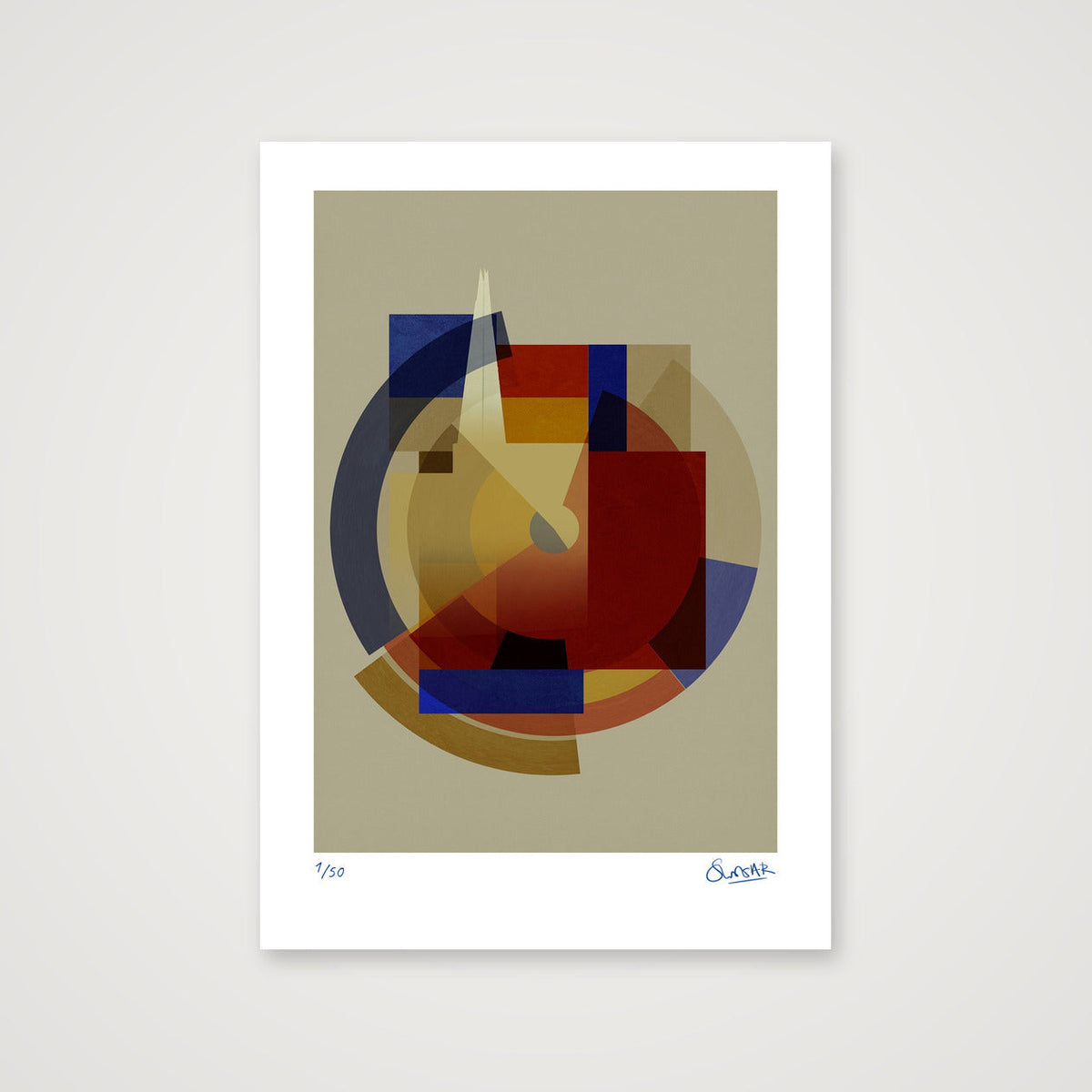 New Deco SHARD — A3 (30×42cm, 12×17") Print only