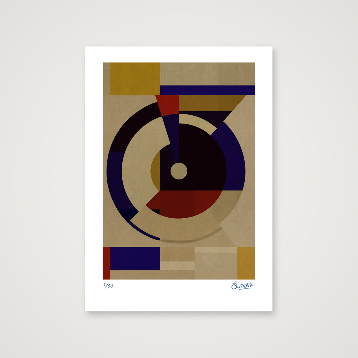 Deco Squares 1ONE — A3 (30×42cm, 12×17") Print only