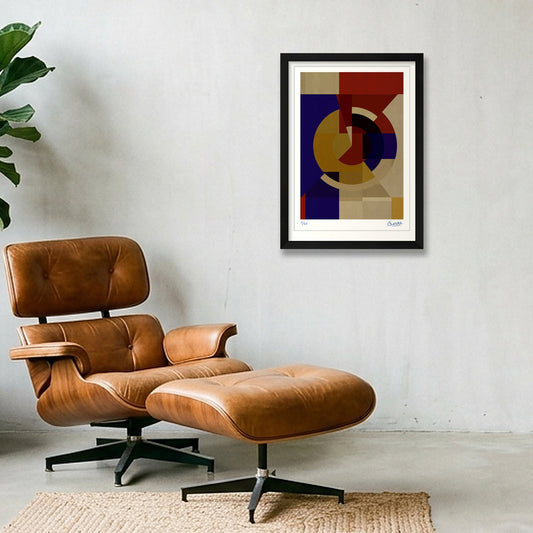Deco Squares 3THREE — A3 (30×42cm, 12×17") Black Frame