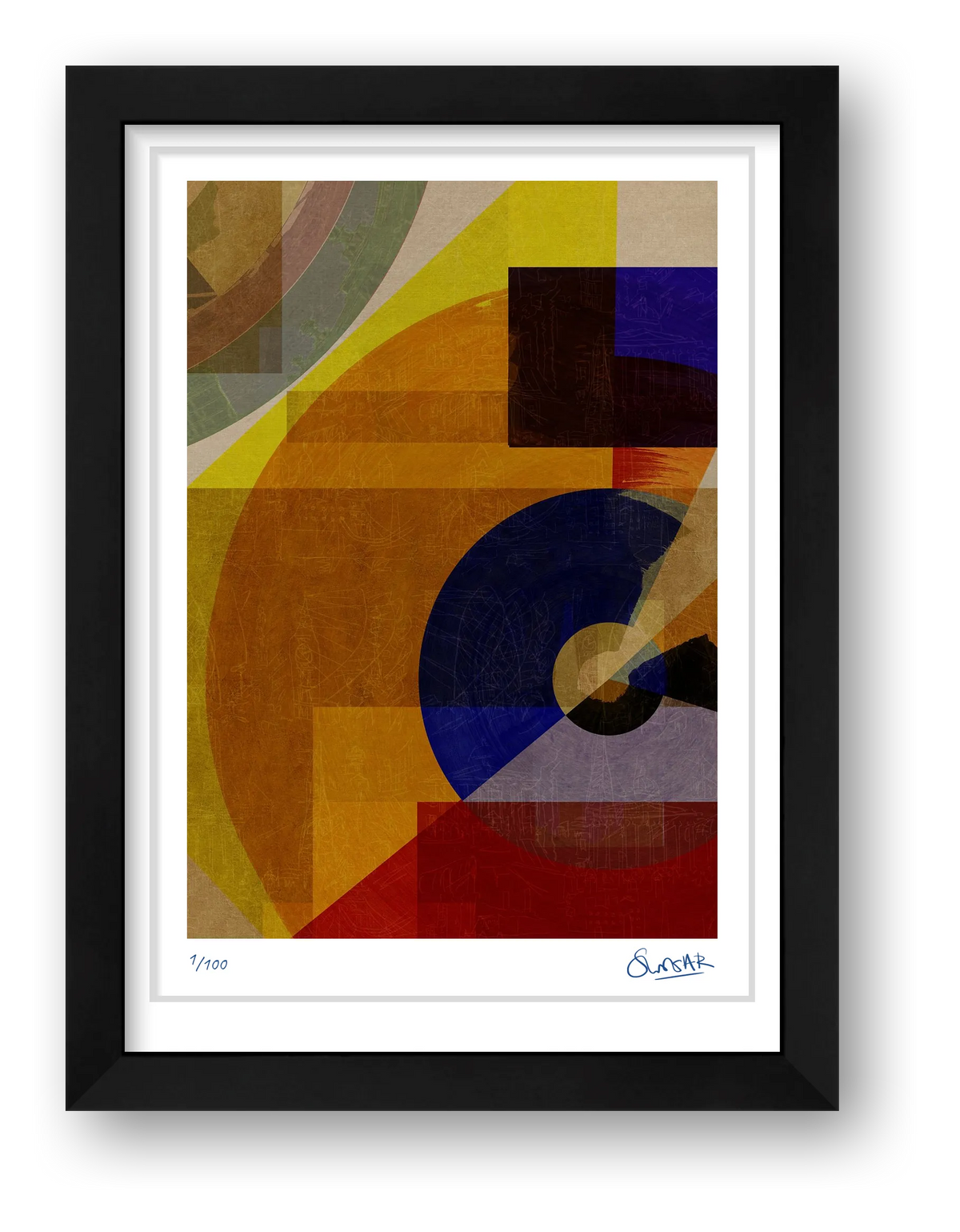 Metro Deco 7 SEVEN — framed