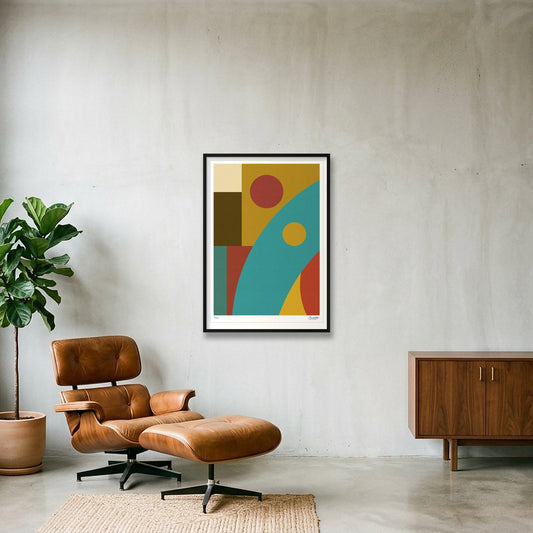 Bee's Knees 4FOUR — 70×100cm, 28×39" Black Frame