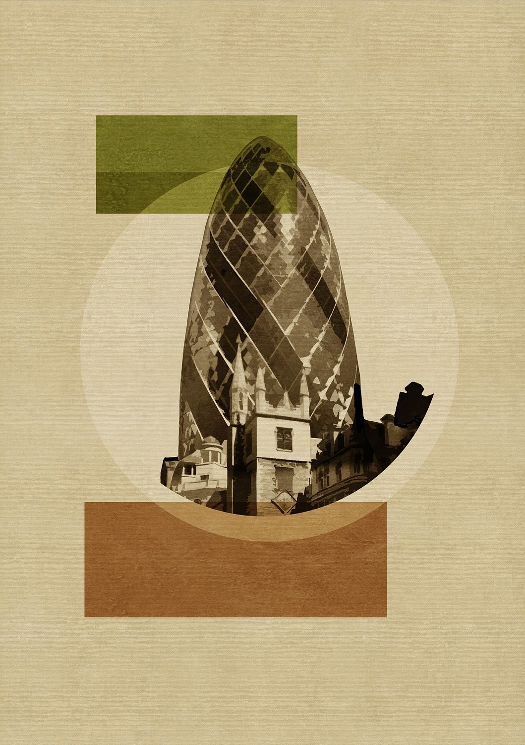Deco London GHERKIN