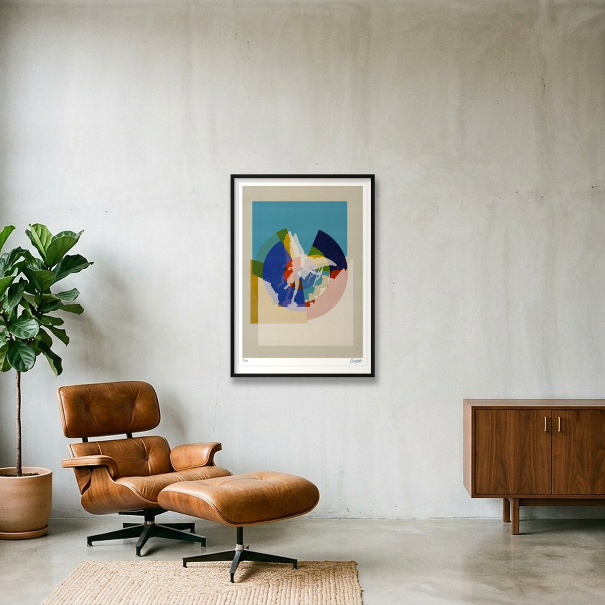 New Era Eros — 70×100cm, 28×39" Black Frame
