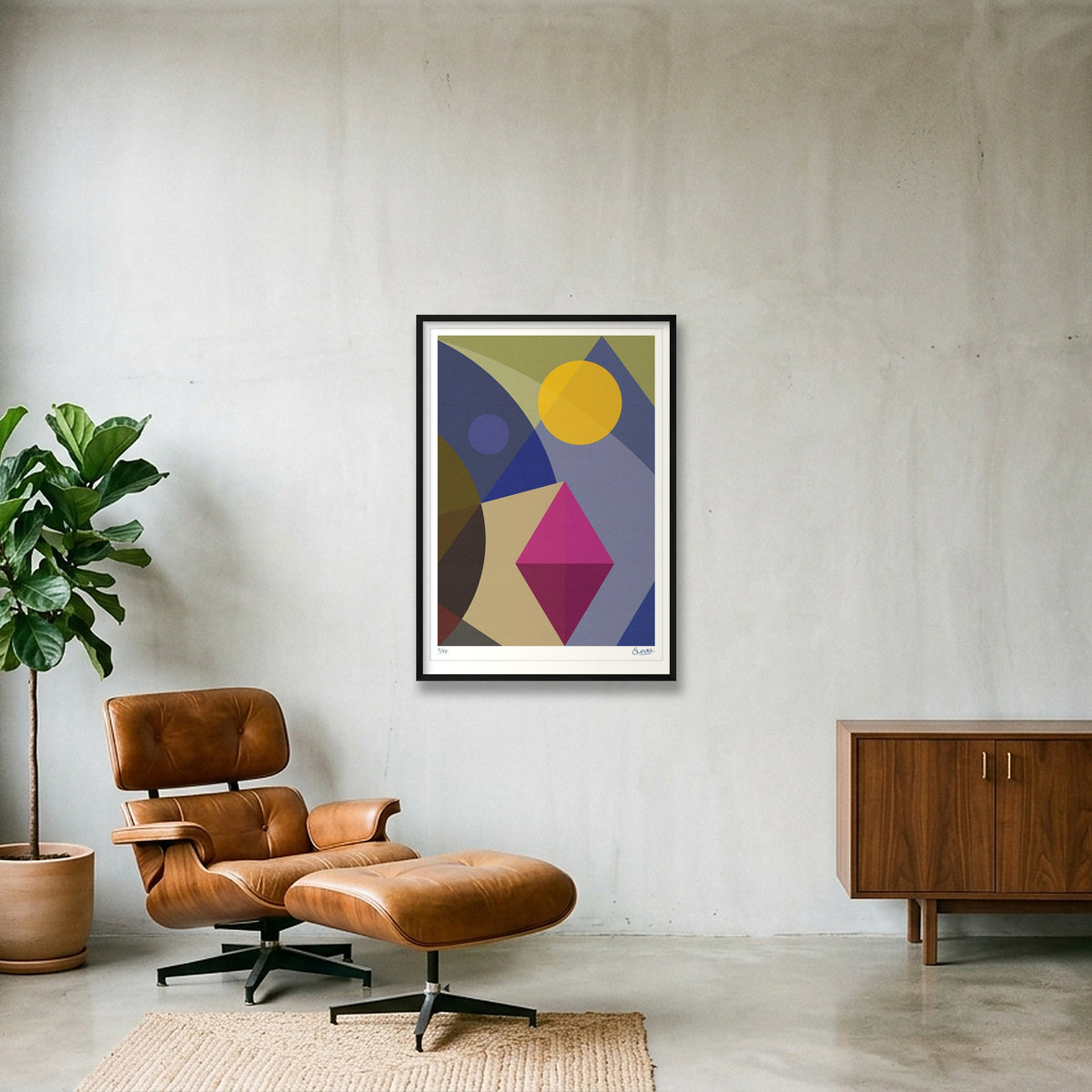 Mutts Nuts 2TWO — 70×100cm, 28×39" Black Frame