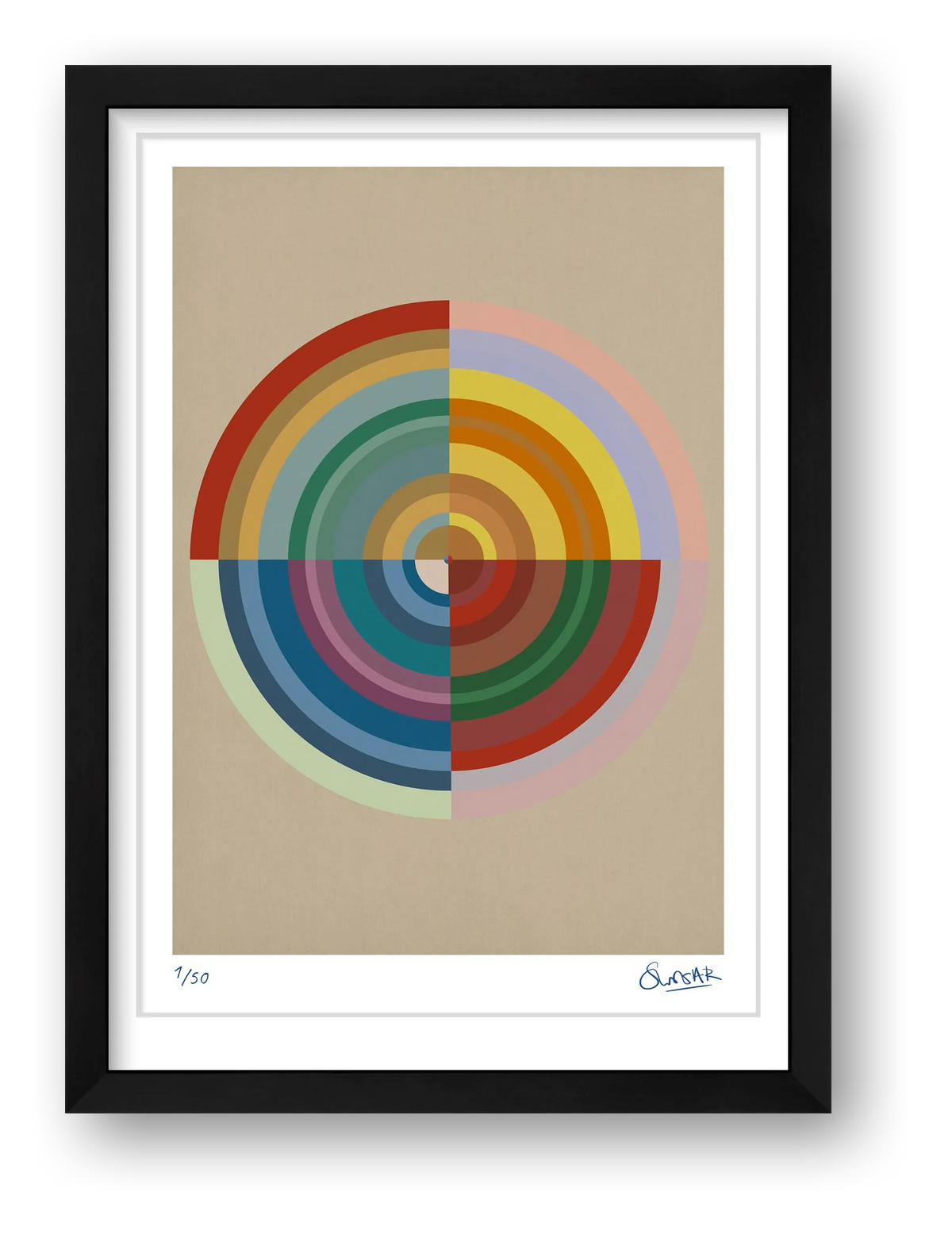 Colour Wheels 11ELEVEN — framed