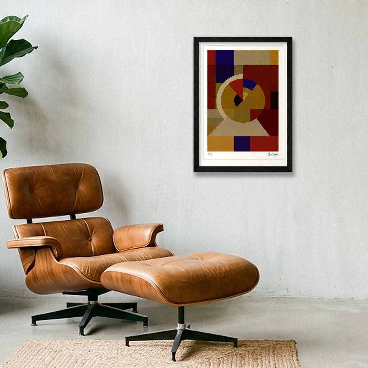Deco Squares 6SIX — A3 (30×42cm, 12×17") Black Frame