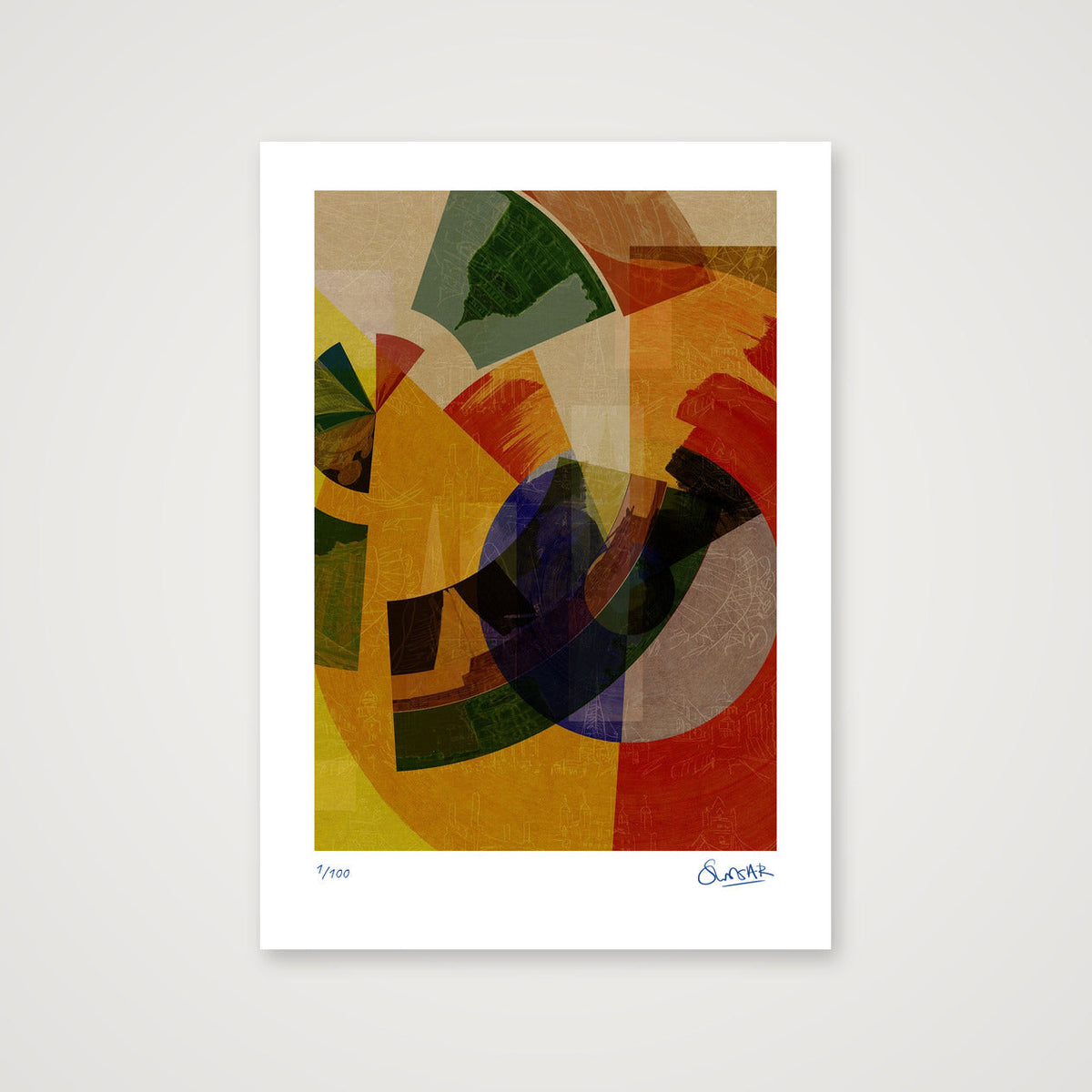 Metro Deco 9NINE — A4 (21×30cm, 8×12") Print only