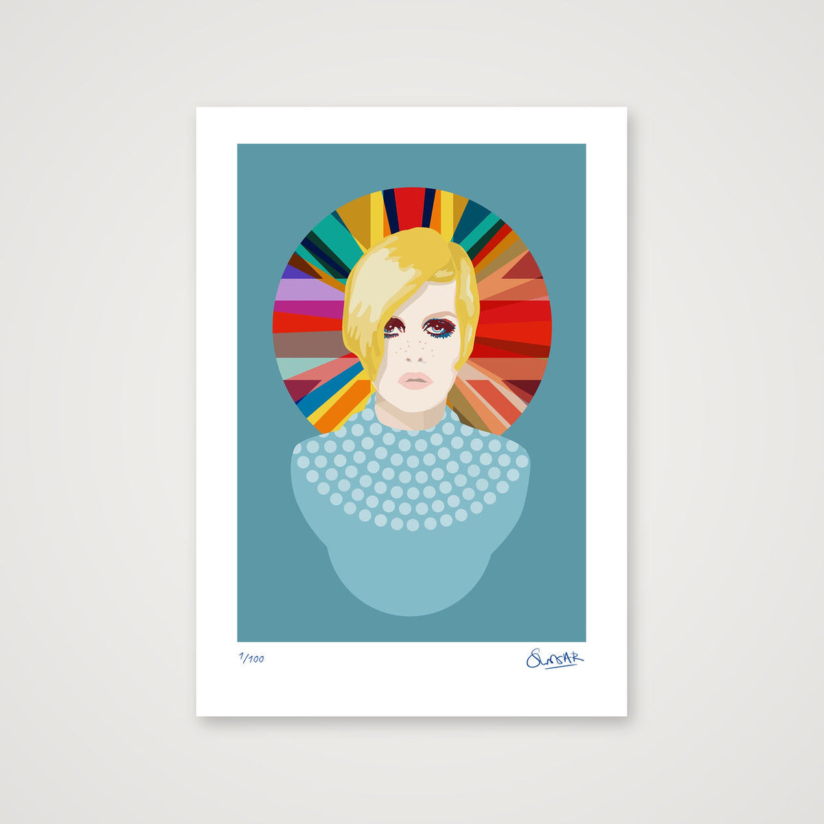 Wonderkid Union Blue — A4 (21×30cm, 8×12") Print only