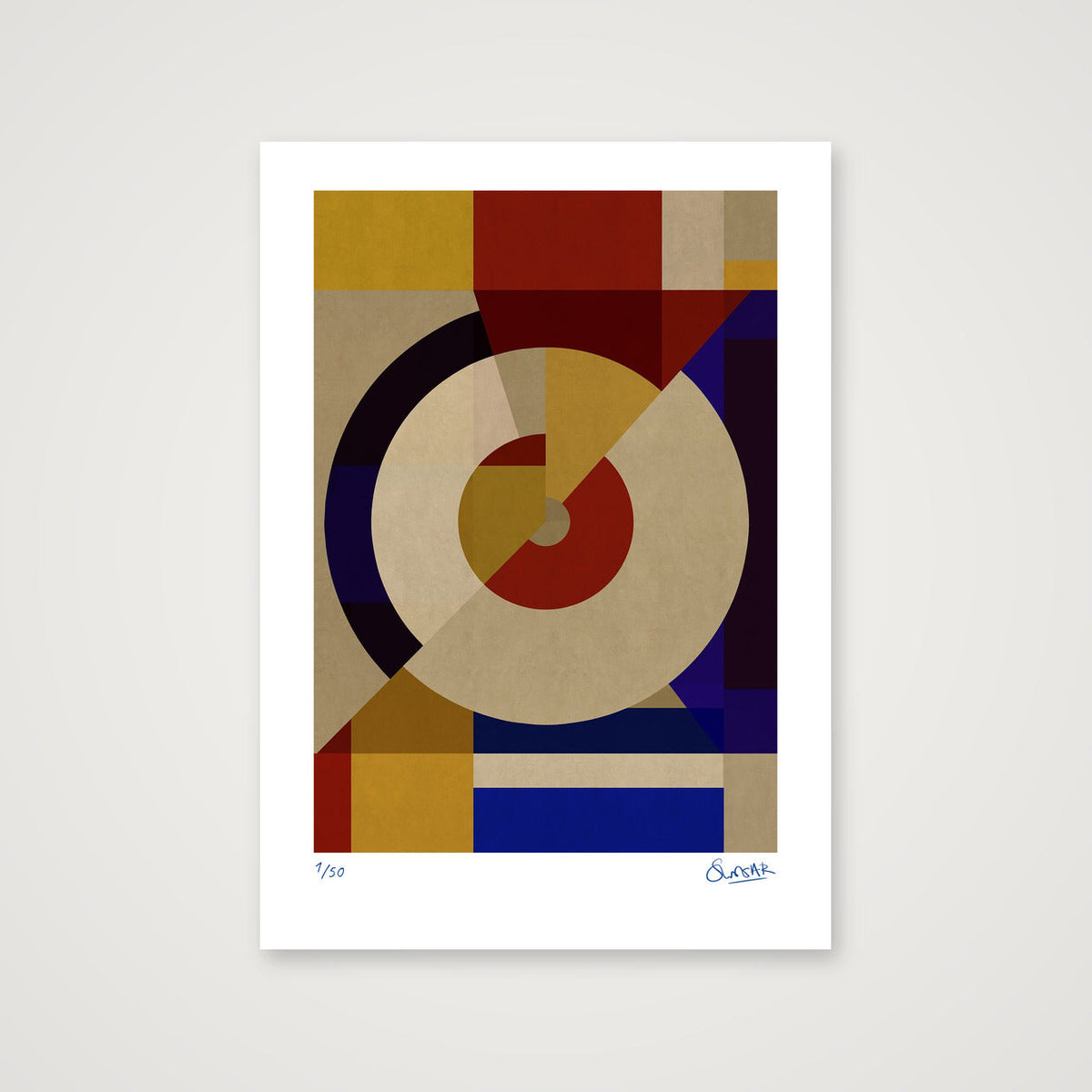 Deco Squares 4FOUR — A3 (30×42cm, 12×17") Print only