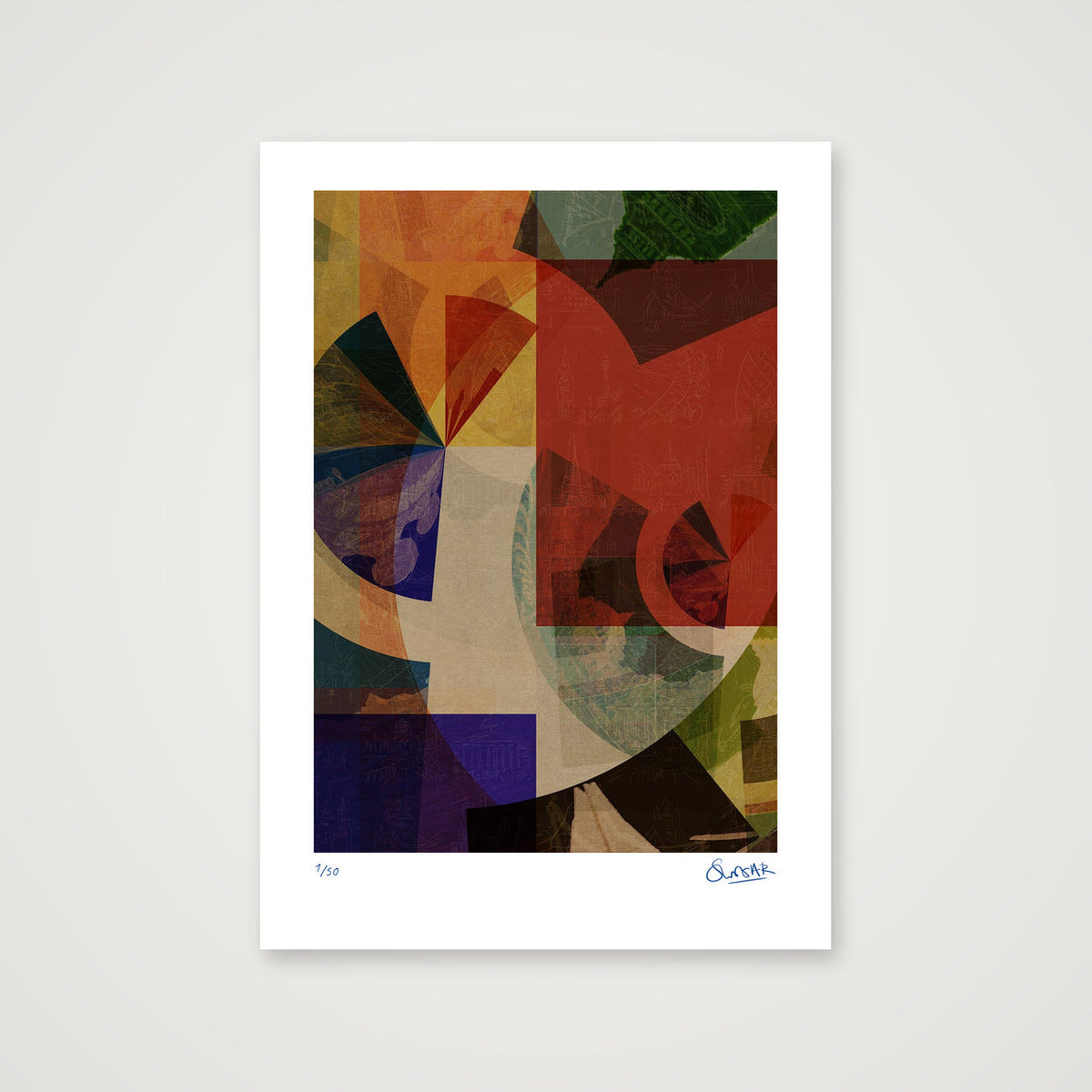 Metro Deco 4FOUR — A3 (30×42cm, 12×17") Print only