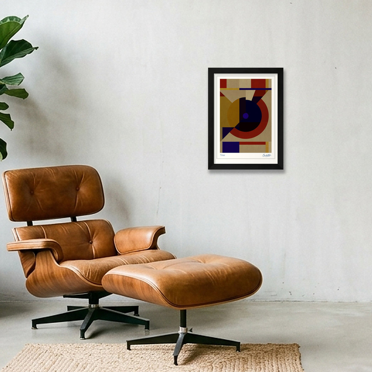 Deco Squares 2TWO — A4 (21×30cm, 8×12") Black Frame