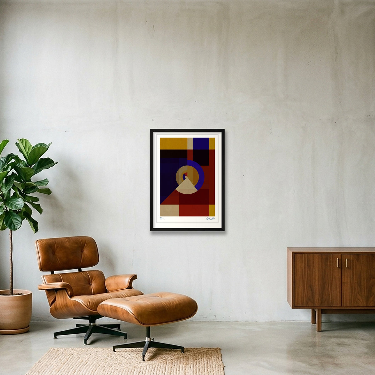 Deco Squares 5FIVE — 42×59cm, 17×23" Black Frame