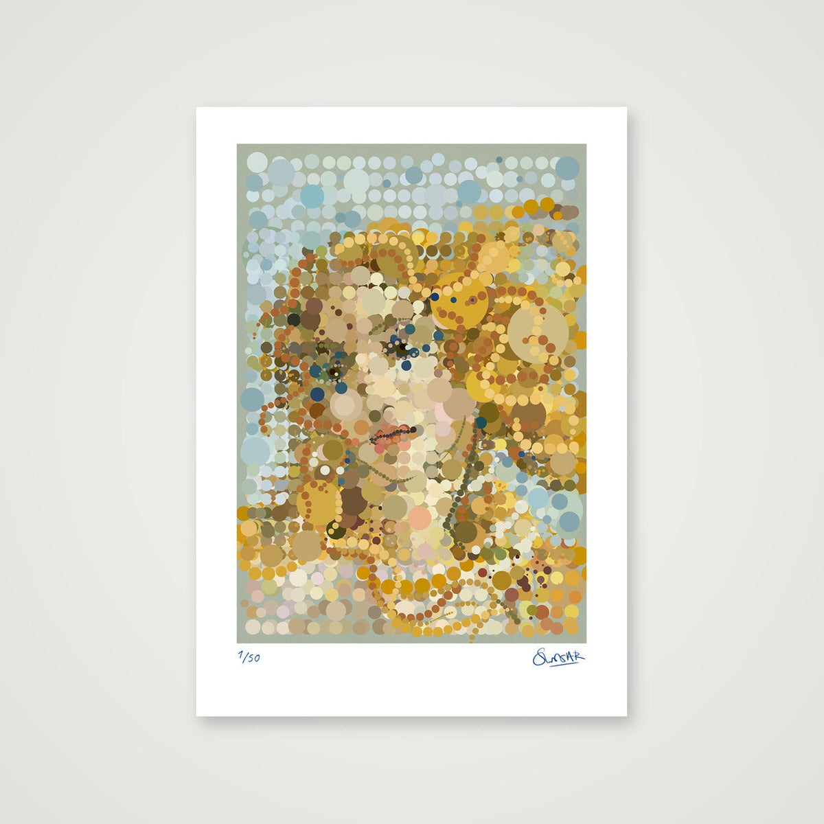 Dotticelli Venus — A3 (30×42cm, 12×17") Print only