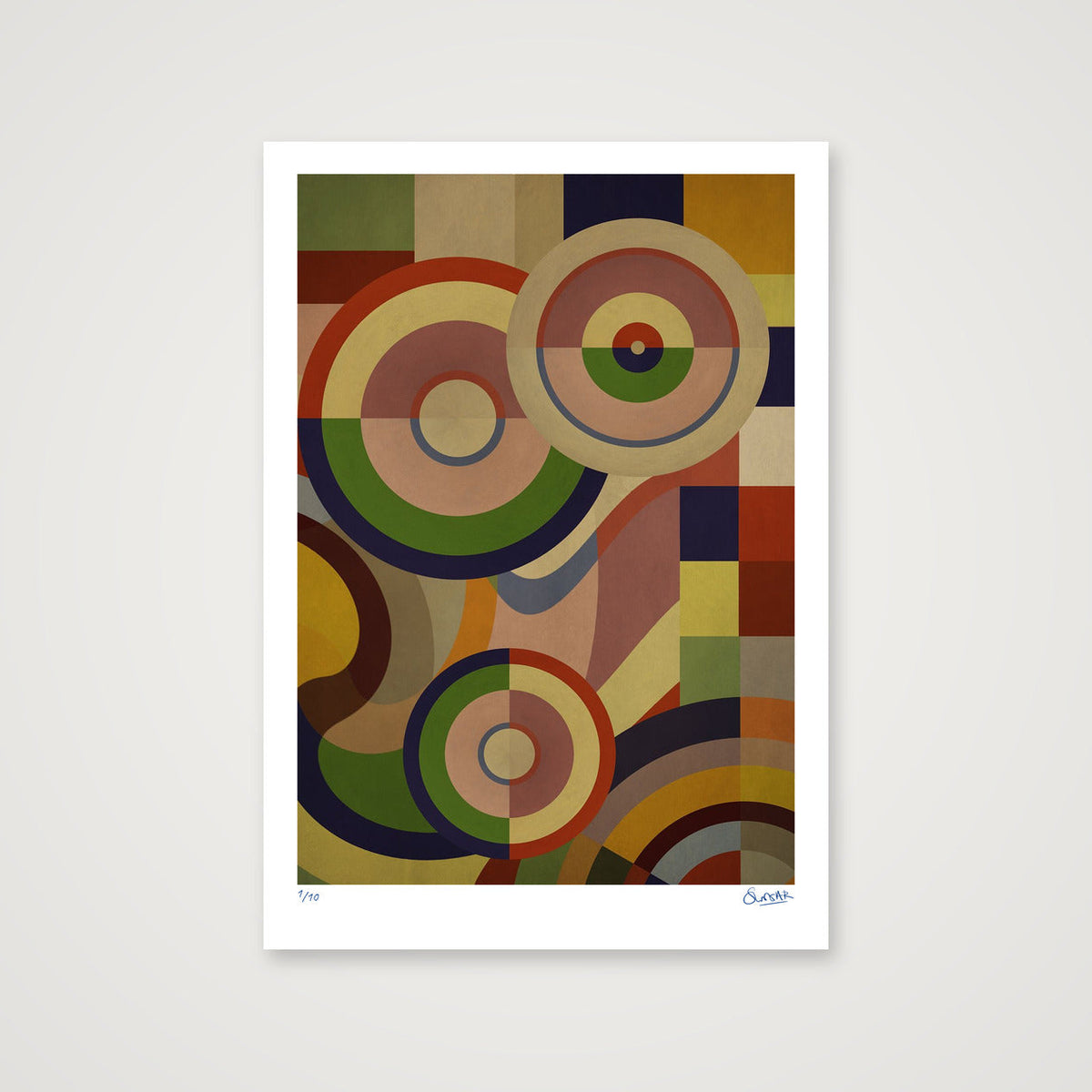Sonia Circles 8EIGHT — 70×100cm, 28×39" Print only