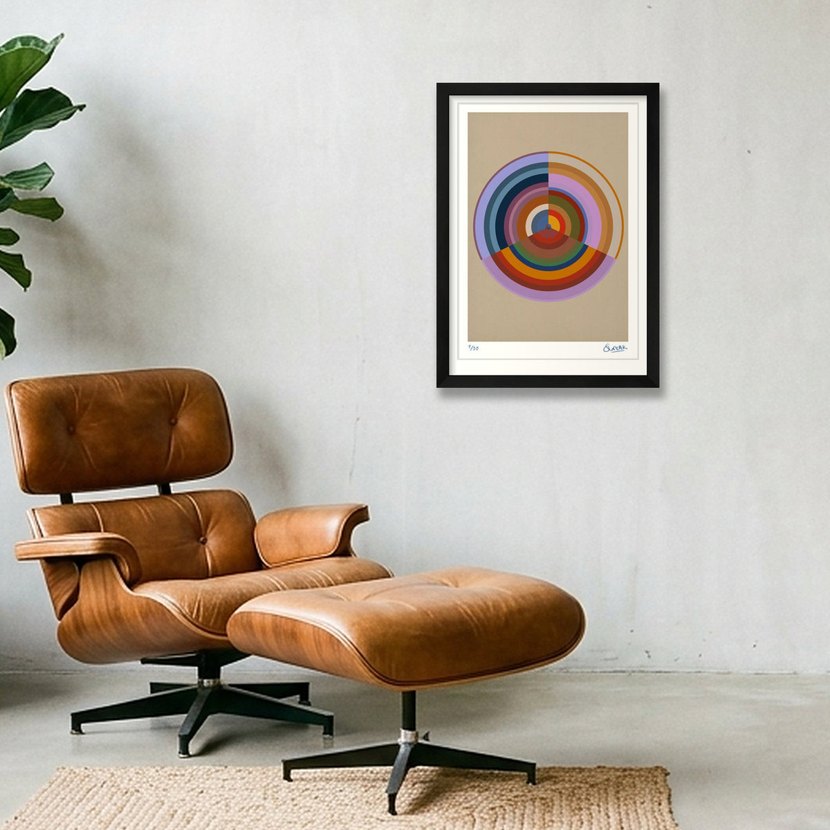 Colour Wheels 7SEVEN — A3 (30×42cm, 12×17") Black Frame